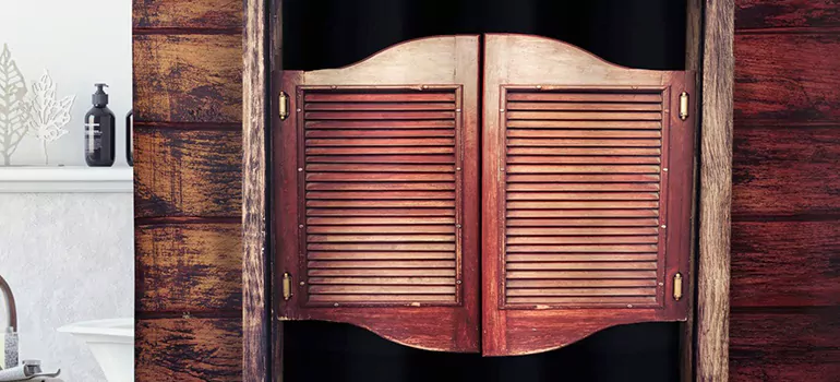 Installing Saloon Door Hinges in New Smyrna Beach, FL